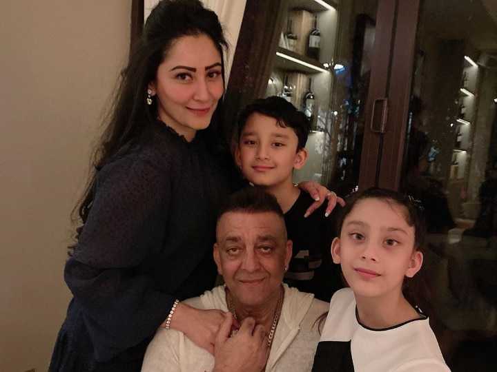 Dutt with his family